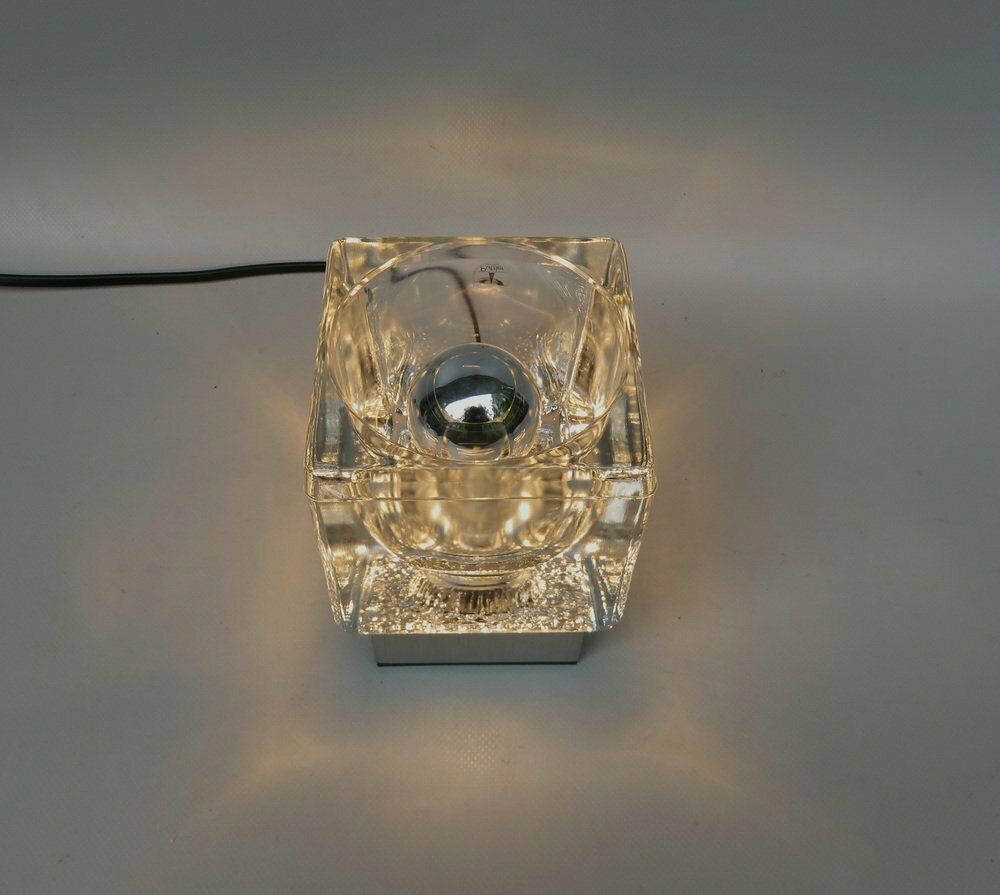 photo for sale Small Space Age Table Lights In Aluminum And Glass From Peill & Putzler, 1970s, Set Of 2
