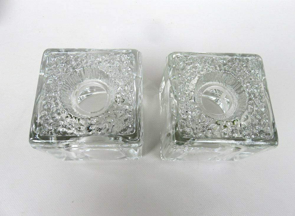 photo vintage Small Space Age Table Lights In Aluminum And Glass From Peill & Putzler, 1970s, Set Of 2