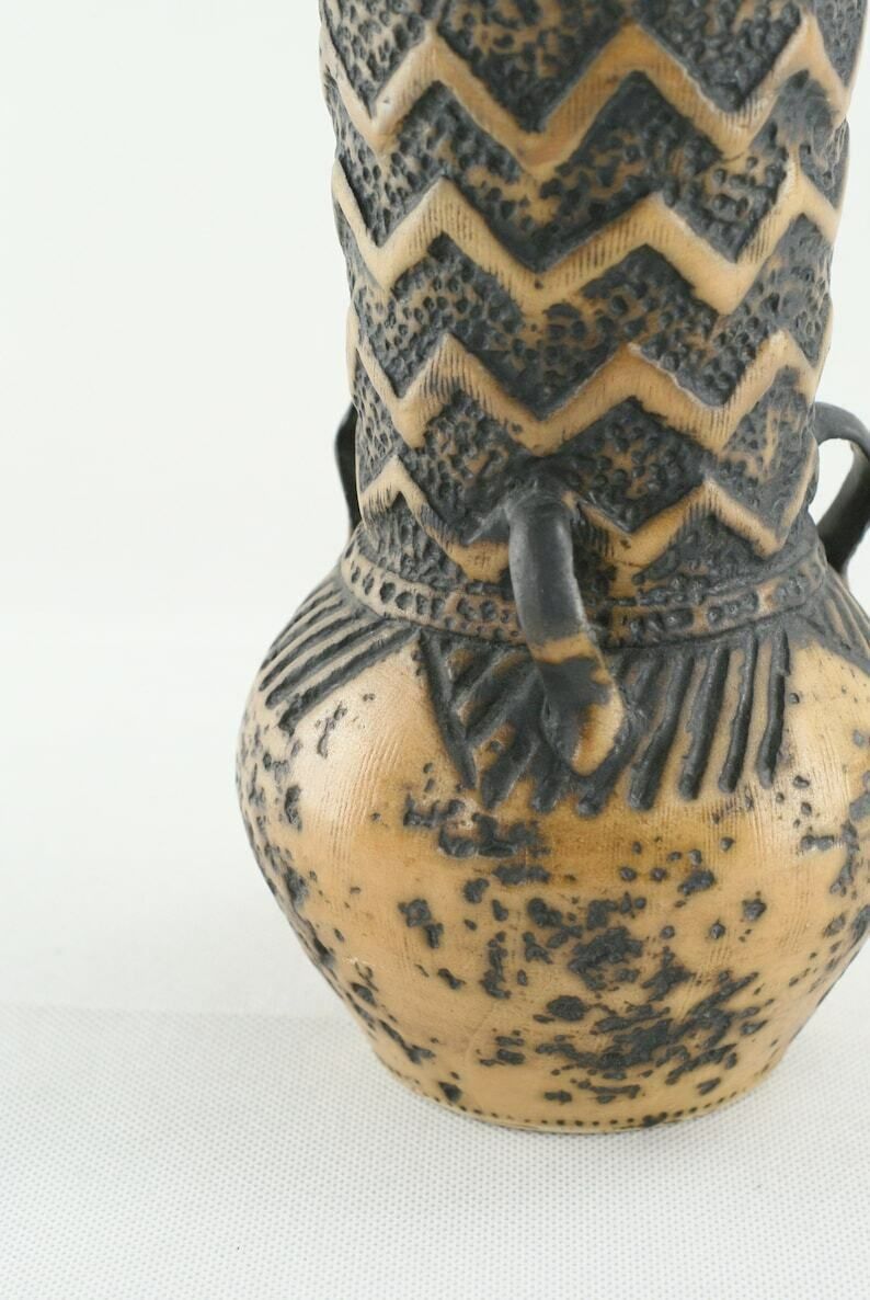 West German Pottery   Jasba Keramik   Decor Nimrod Vase  Collectors Piece photo Home Decor