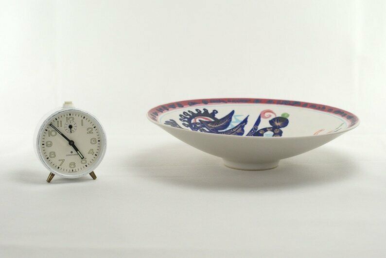 photo furniture Rosenthal Alta Mira Porcelain Dragon Motiv Bowl By Gilbert Portanier  Wedding Gift  Table Decor  Table Centrepiece