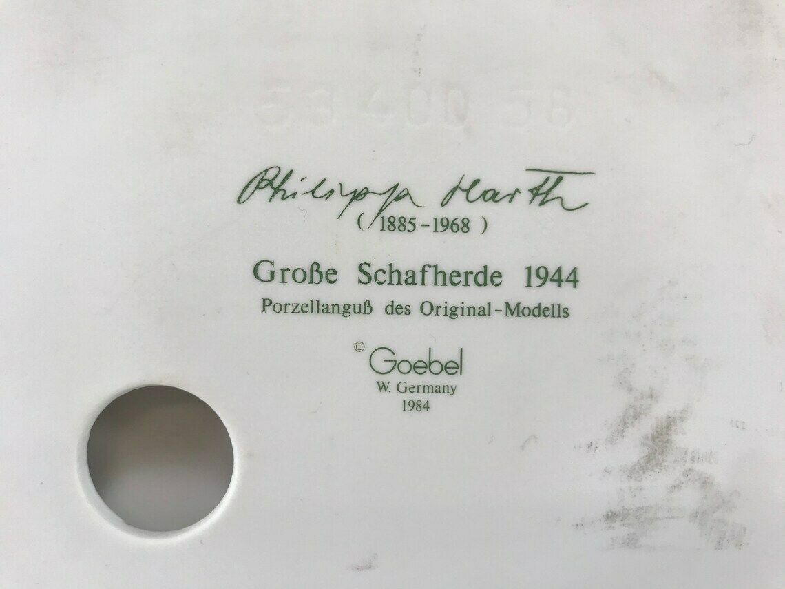 photo for sale White Bisque Porcelain Wall Sculpture Or Hanging By Goebel Of Germany