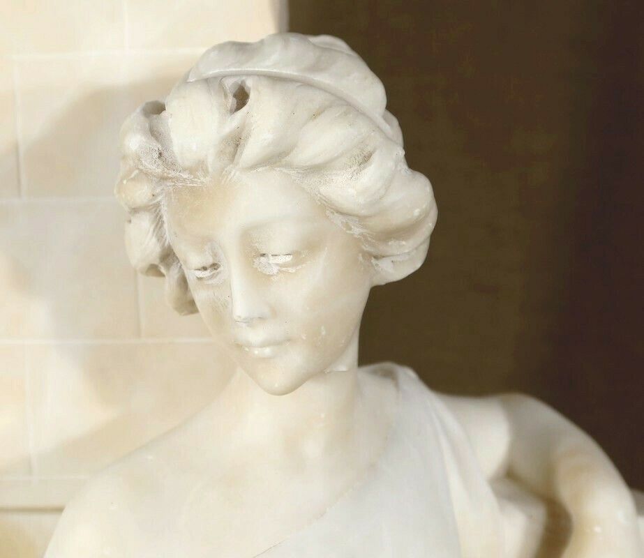 Marble Sculpture “Quo Vadis”, From The Novel Of Sienkiewicz – 1900 photo buy