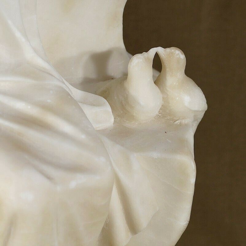 Art Marble Sculpture “Quo Vadis”, From The Novel Of Sienkiewicz – 1900 photo
