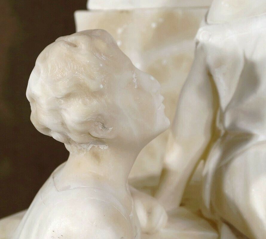 photo vinterior Marble Sculpture “Quo Vadis”, From The Novel Of Sienkiewicz – 1900