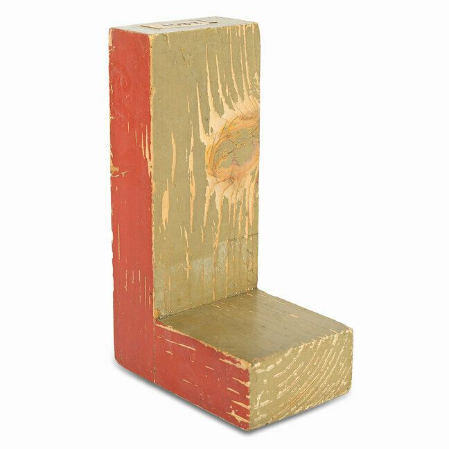 Wooden Letter "L", 1990s, Vintage photo furniture