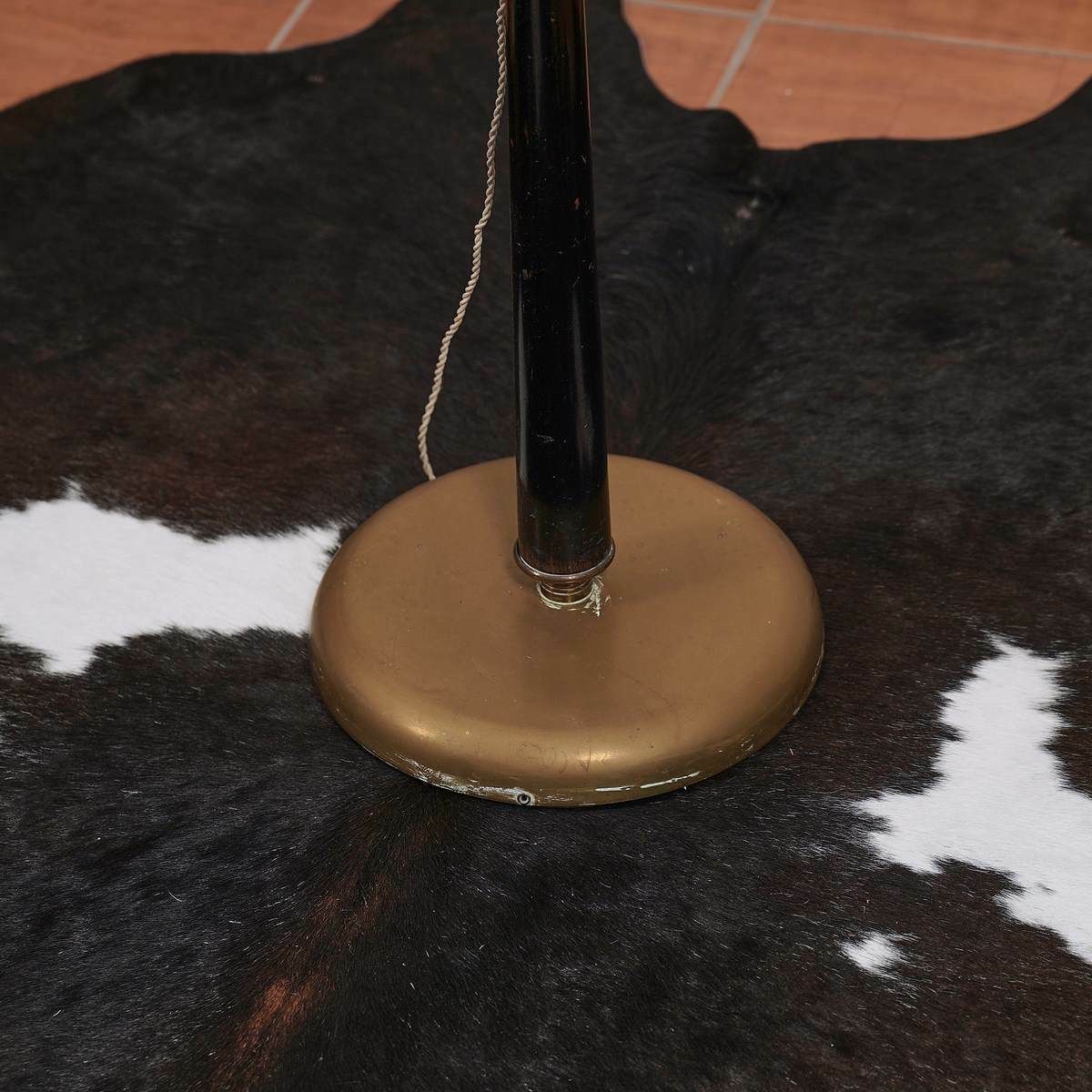 Floor Lamp Base In Metal And Lacquered Wood Ani 60 photo 655.9488