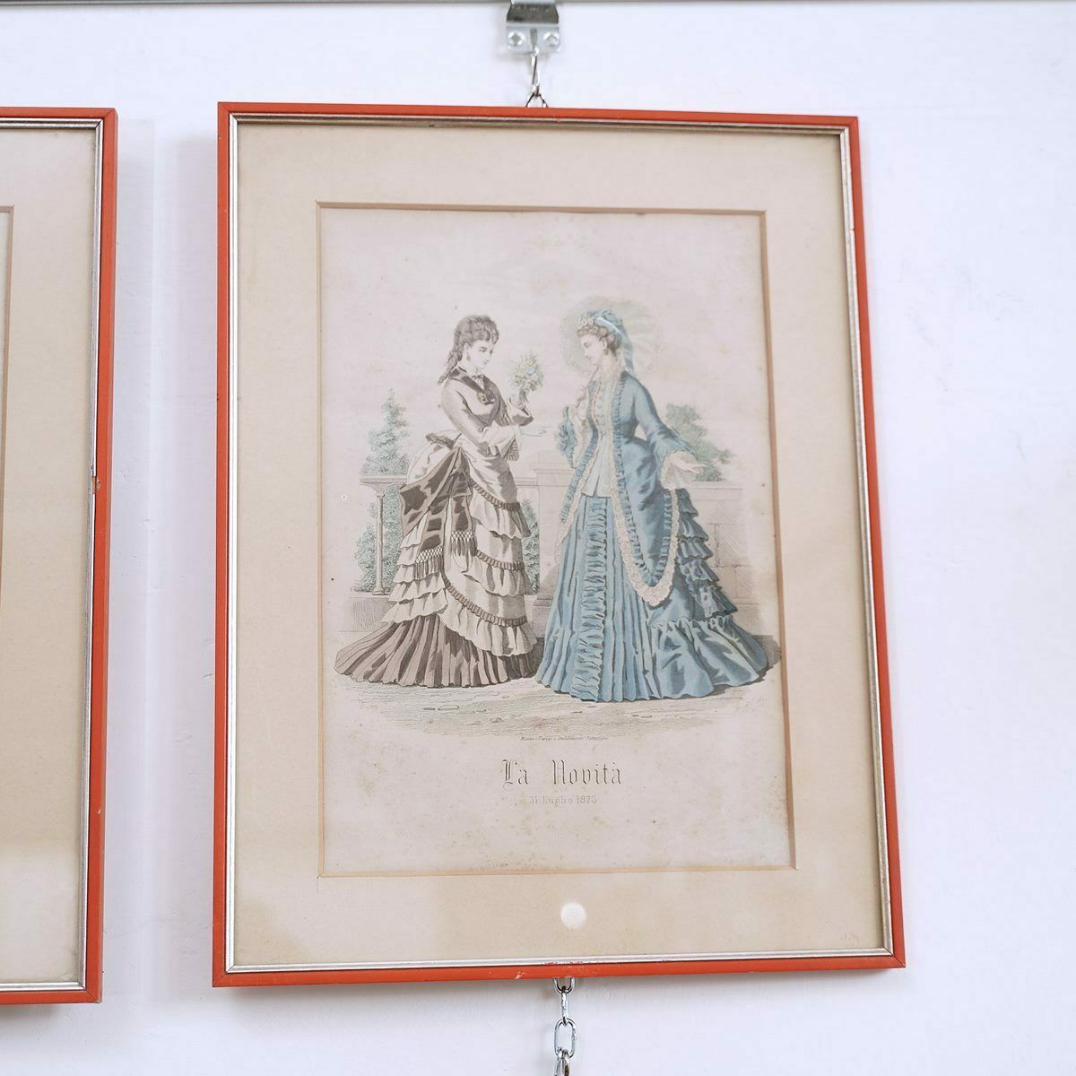 Watercolor Xilography Paintings From The 19th Century 12pcs photo for sale