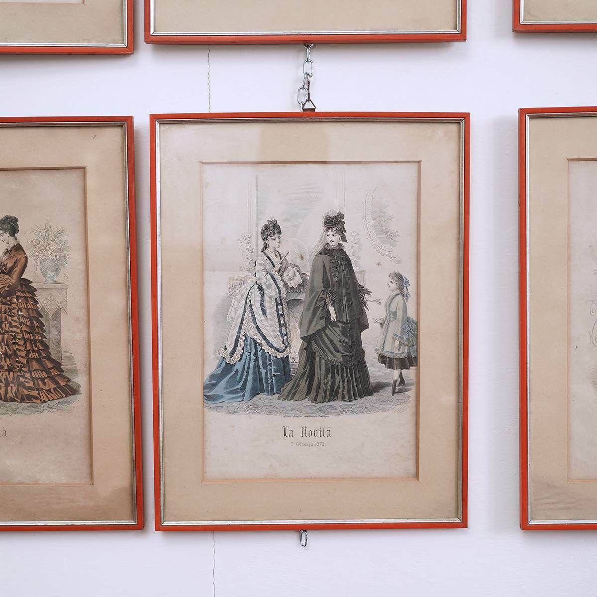 photo buy Watercolor Xilography Paintings From The 19th Century 12pcs