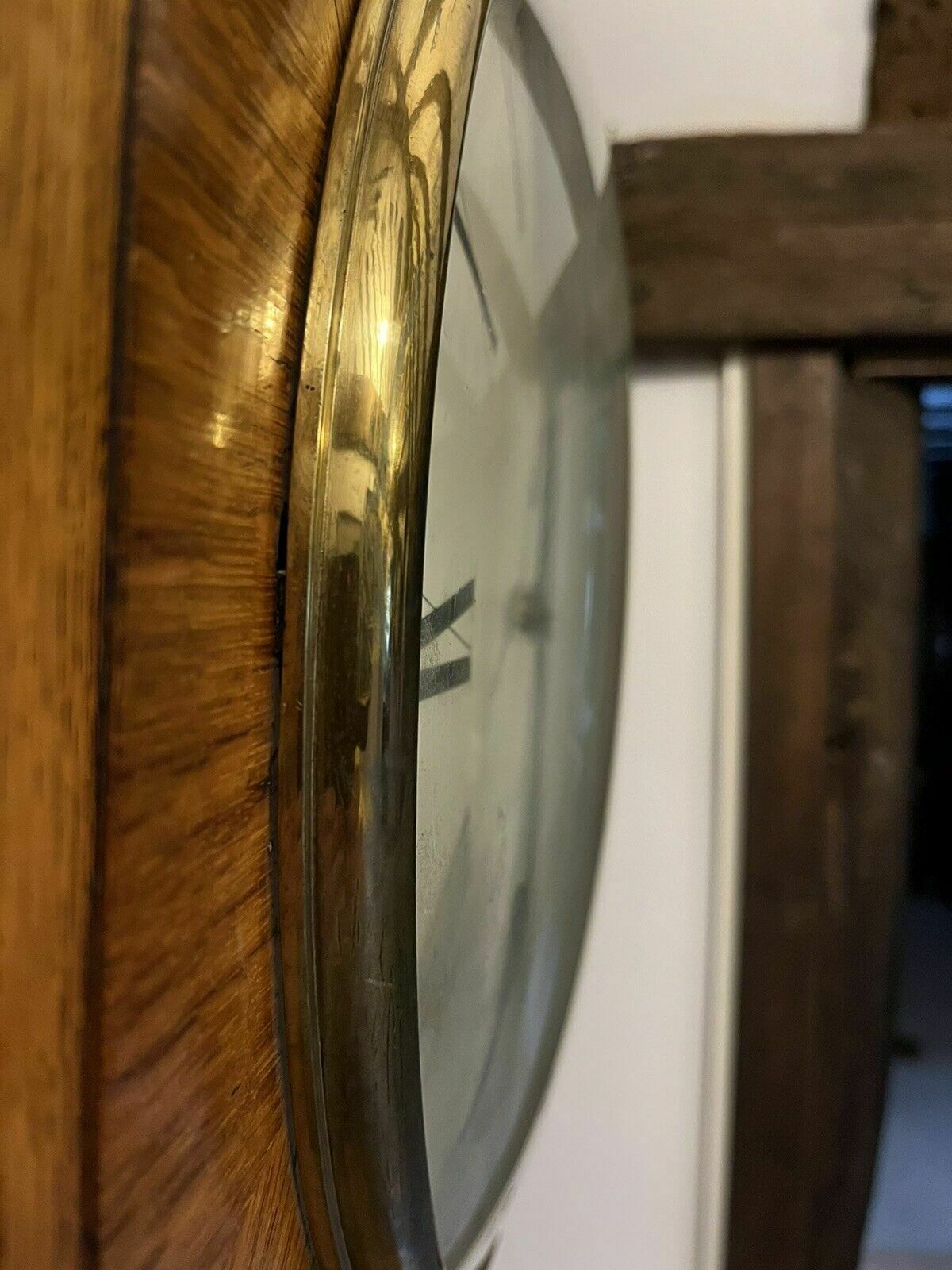 Doubke Fusee Tavern Clock, Convex Glass, Huge In Size, Top Quality Piece photo Home Decor