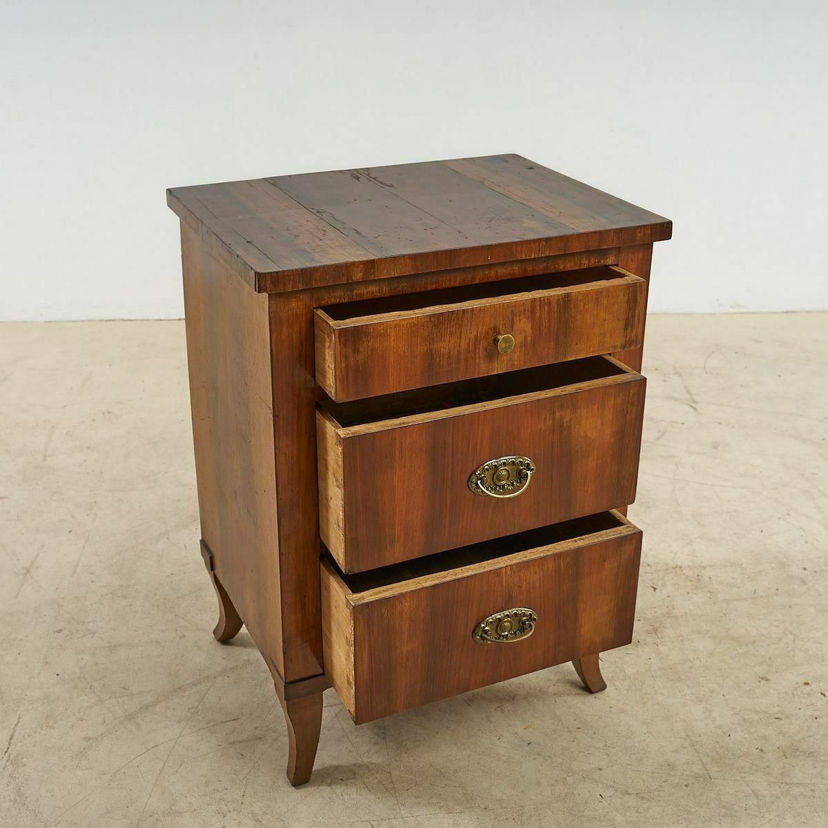 Small Directory Chest, Walnut Slabed photo for sale