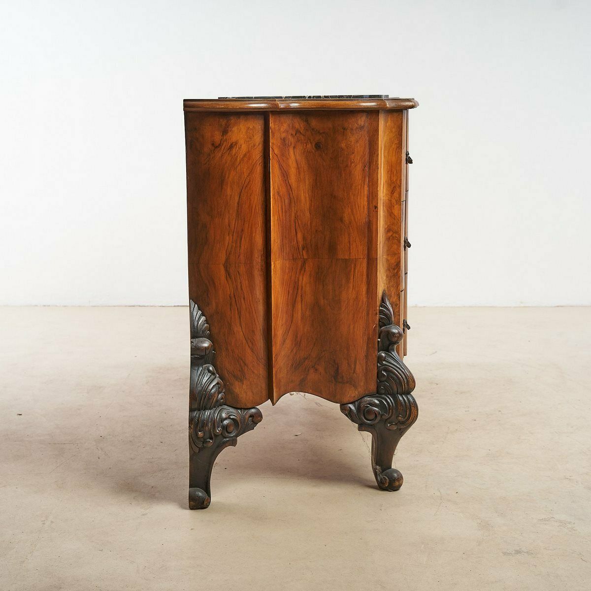 Dèco Chest Of Drawers In Briar And Black Marble Top photo vinterior