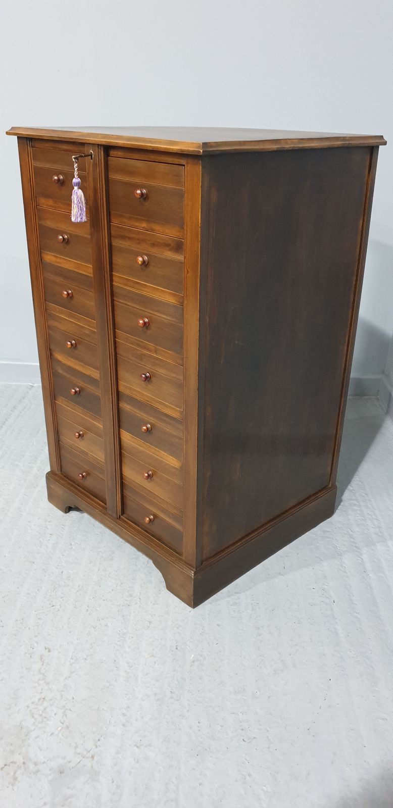 Seven Drawer Speciment Chest Of Drawers photo vintage
