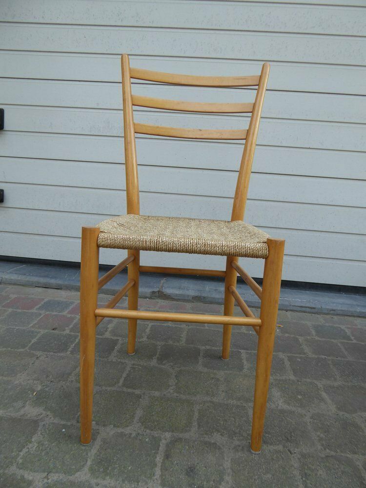 Vintage Italian Spinetto Style Beech Chairs, 1970s, Set Of 4 photo 792.36