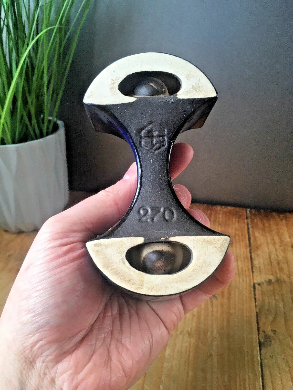 85.0 Rare Mid Century Modern 60's Cari Zalloni Steuler Keramik Twin Candlestick Candle Holder 270 photo