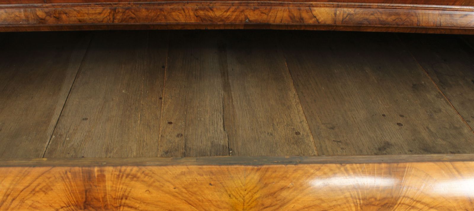 Furniture Antique Queen Anne Walnut Secretaire Chest / Escritoire, Circa 1710 18th C photo