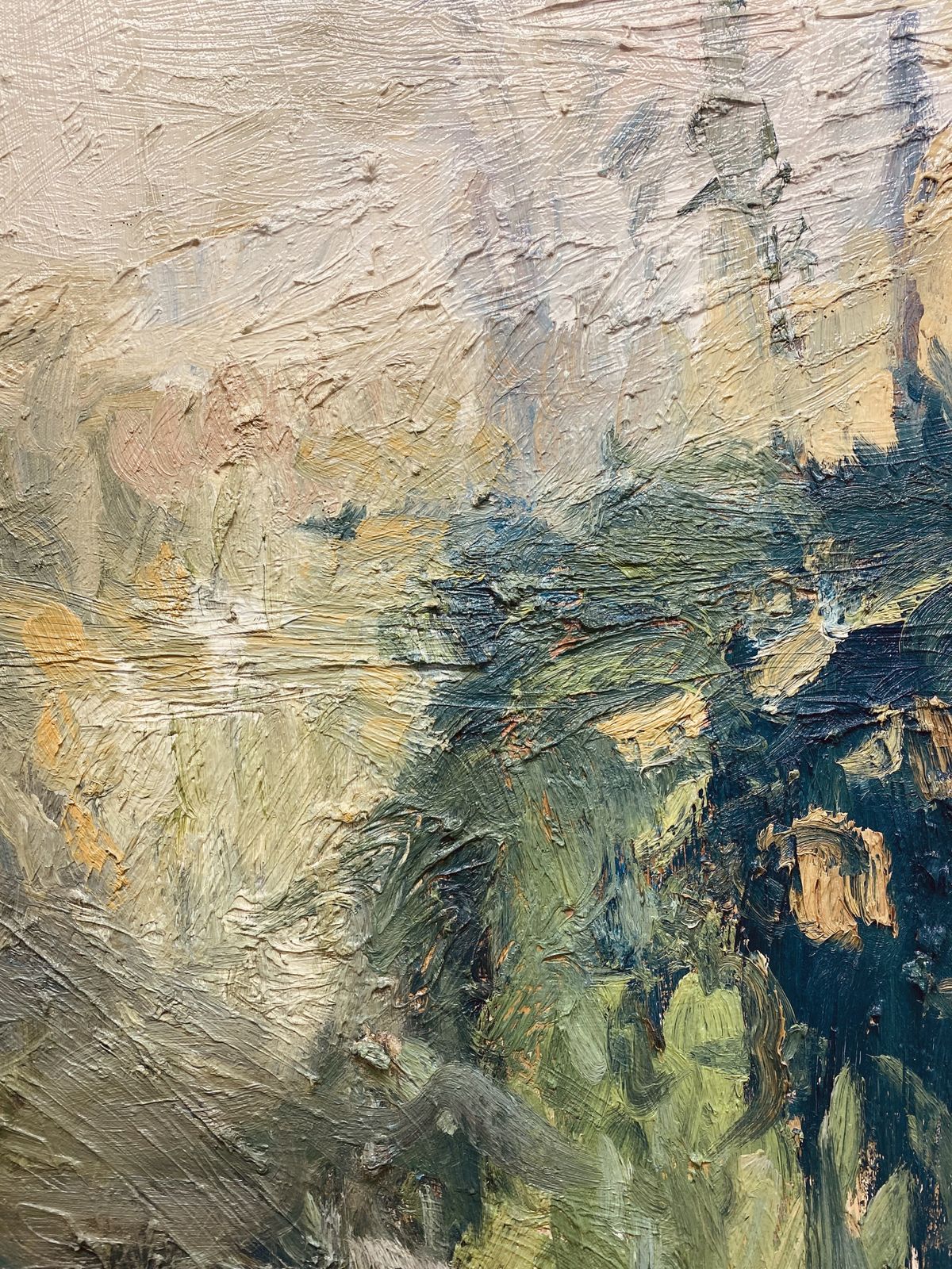 Finding Solace. Large Impressionist Oil Painting By Francesca Owen photo Art