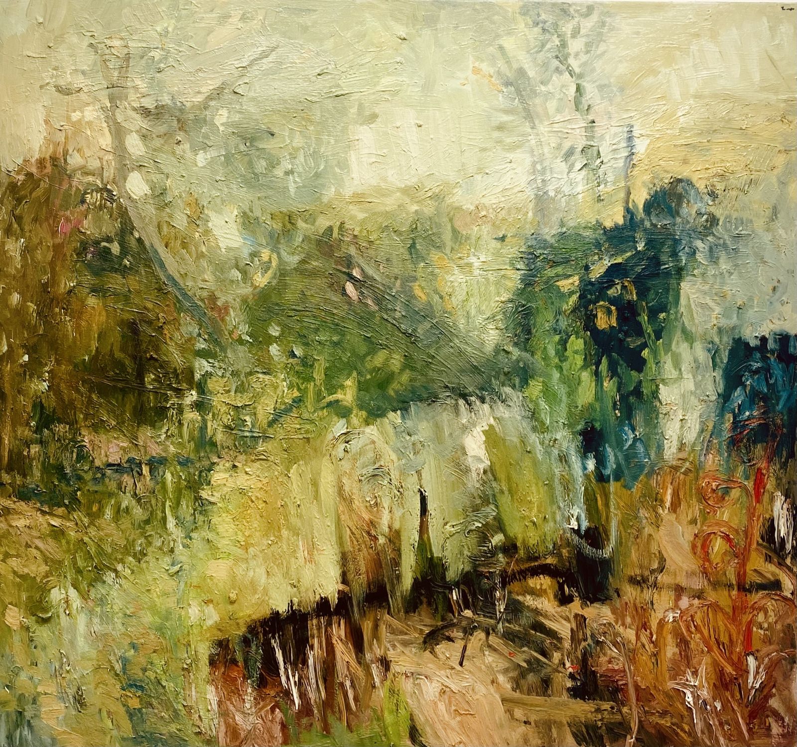 Finding Solace. Large Impressionist Oil Painting By Francesca Owen photo 7000.0