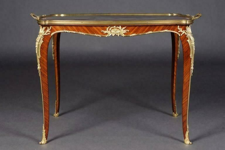 19th Century Louis Quinze French Serving Table By Francois Linke photo for sale