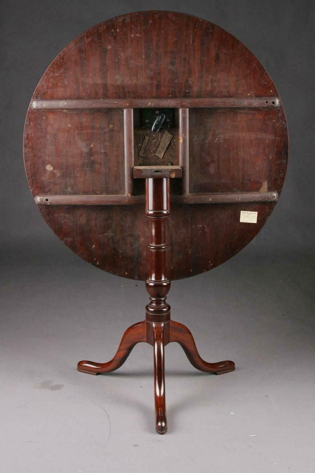 19th Century English Regency Folding Table Or Tripod photo for sale