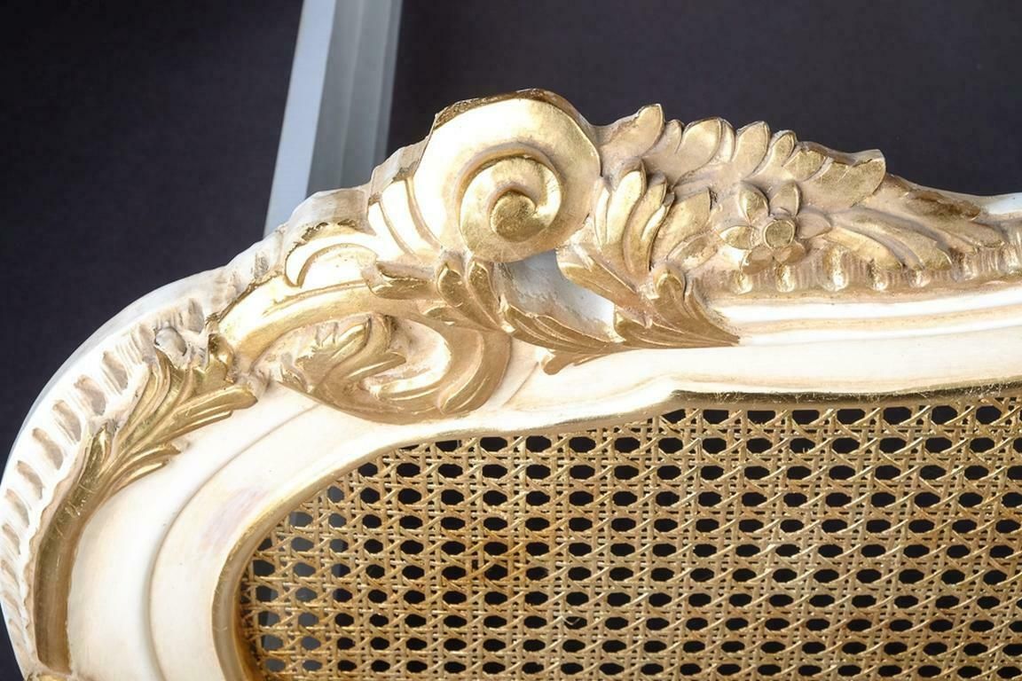Majestic Baroque Bed In The Style Of Louis XVI photo vinterior