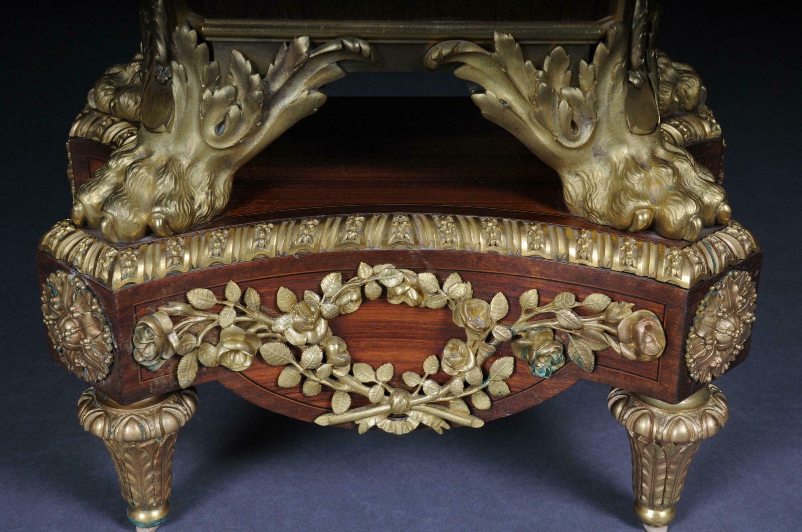 Napoleon III Pedestal Clock “Parquet Regulator” After Jean Henri Riesener, 1734 photo 101852.0