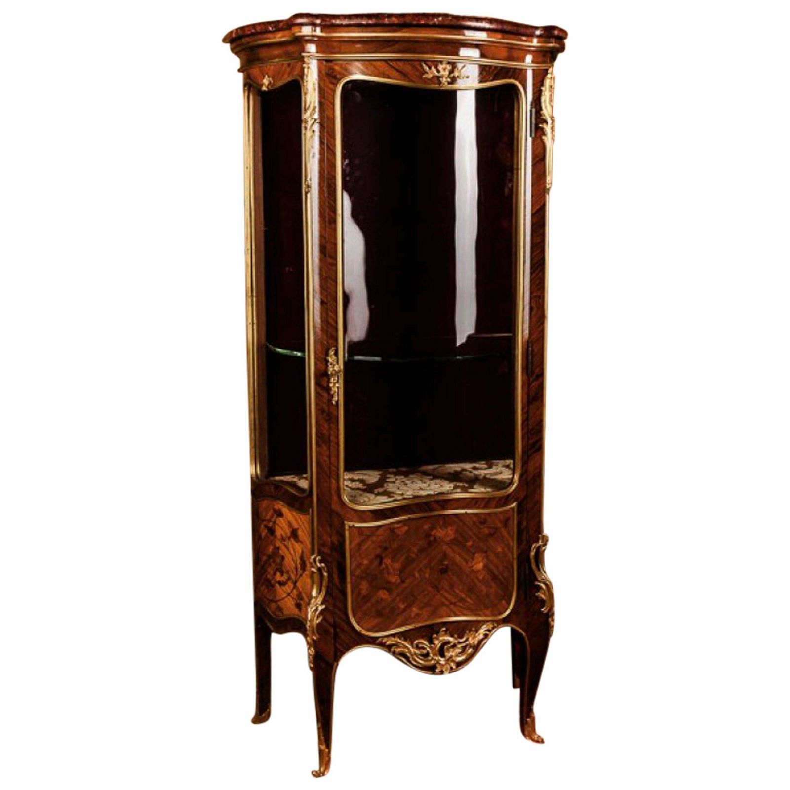 19th Century Napoleon III Style Bois Satine Vitirne