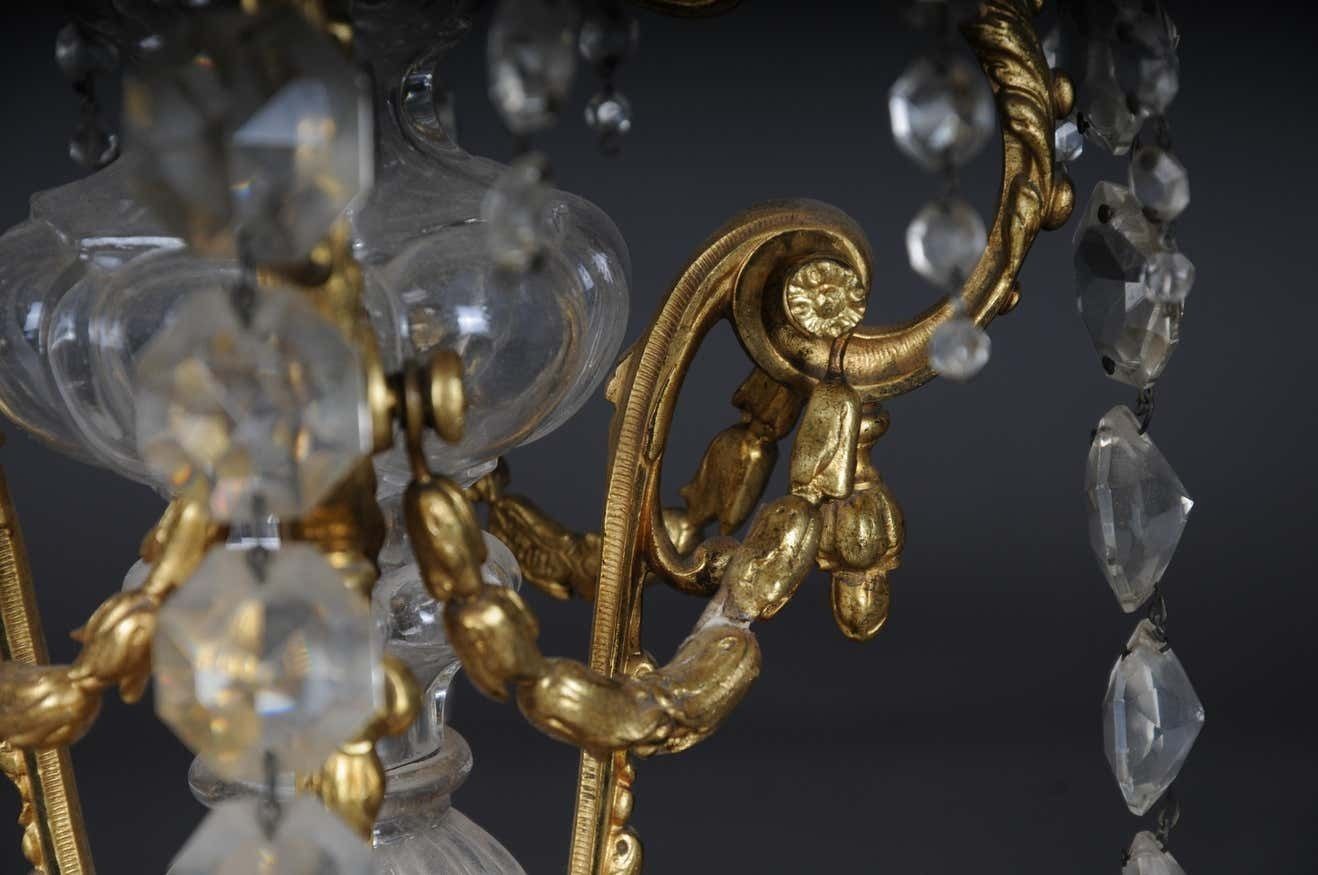 photo furniture Antique Magnificent Floor Lamp Bronze Gold Napoleon III