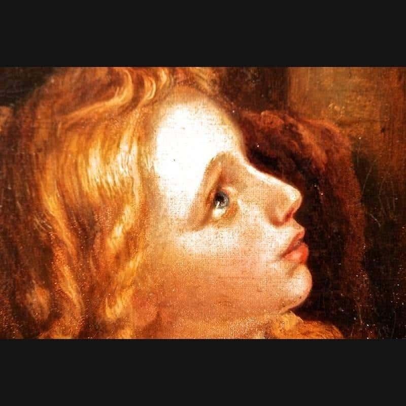 19th Century Baroque Oil On Canvas The King And The Musical Page By A. Sturm photo 7558.0