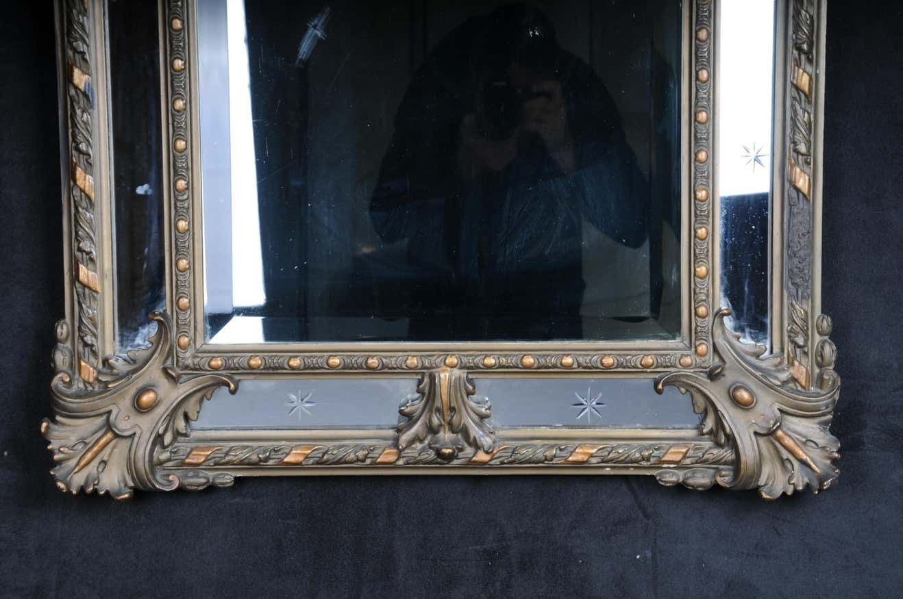 photo furniture 19th Century Antique Historicism Mirror, Around 1870, Gilded