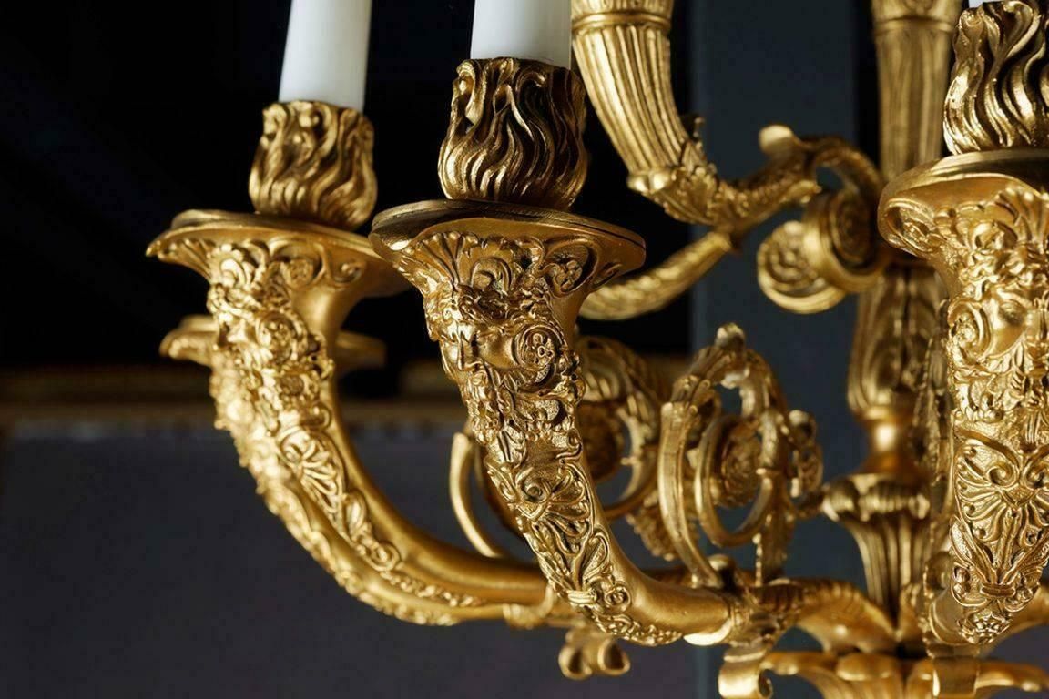photo furniture 20th Century Empire Style Wall Girdle/Wall Light After Antoine André Ravrio