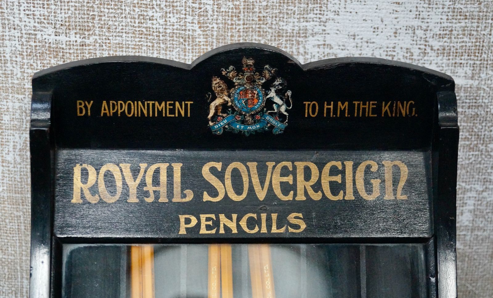 A Rare Royal Sovereign Pencil Shop Display Case photo furniture