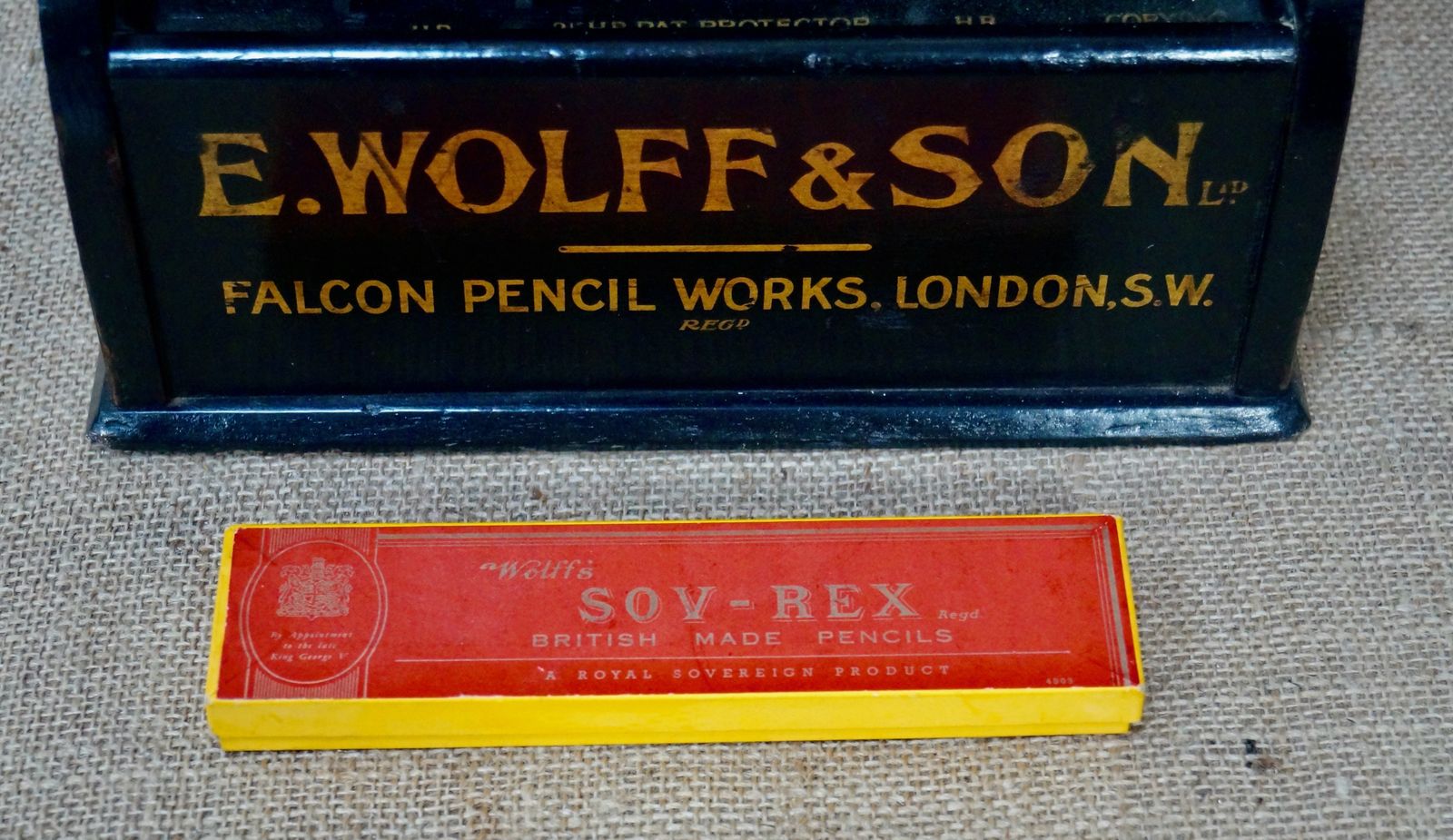 1850.0 A Rare Royal Sovereign Pencil Shop Display Case photo