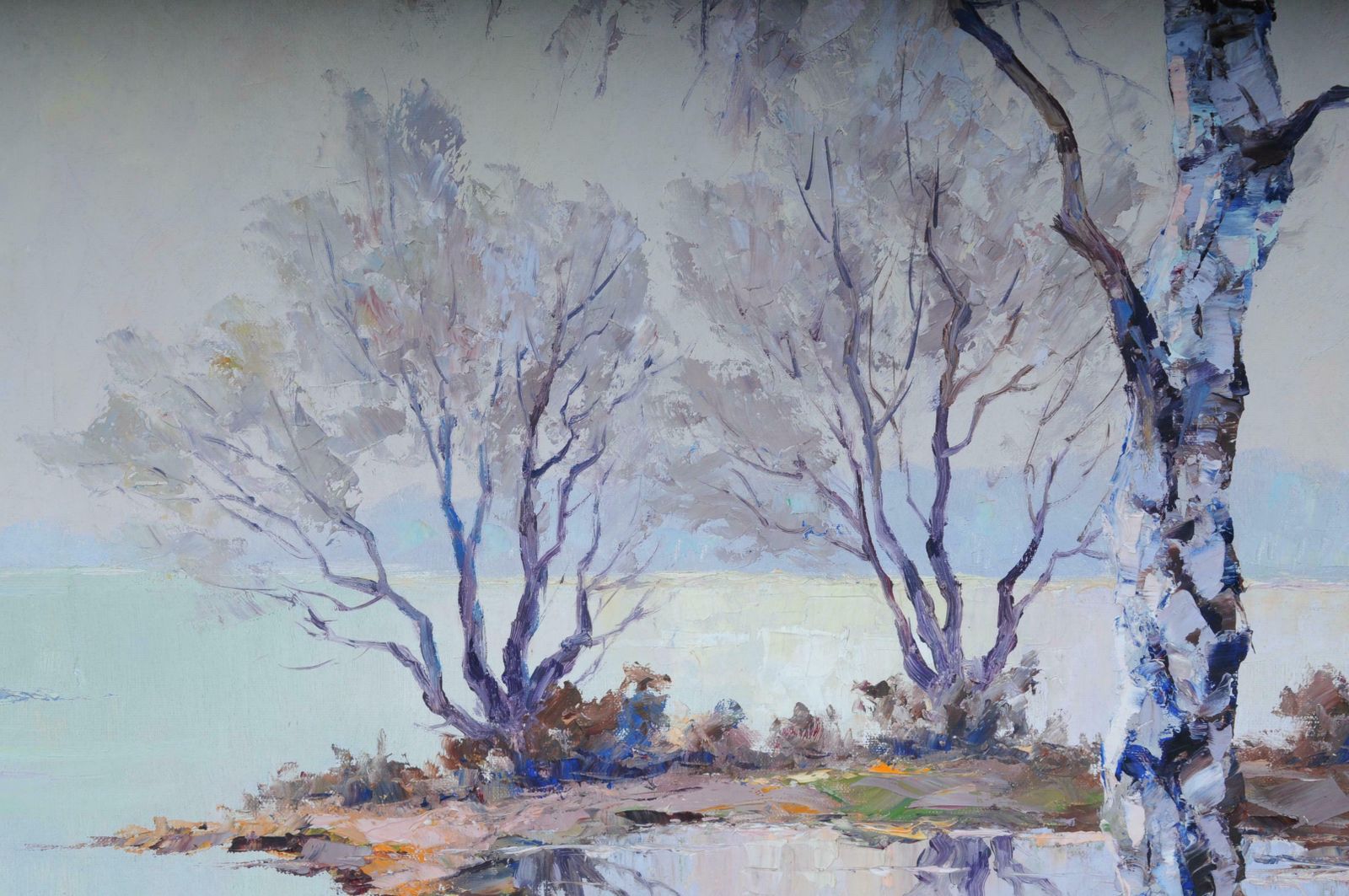 Oil Painting Signed H. Hartung Landscape Painting photo Art