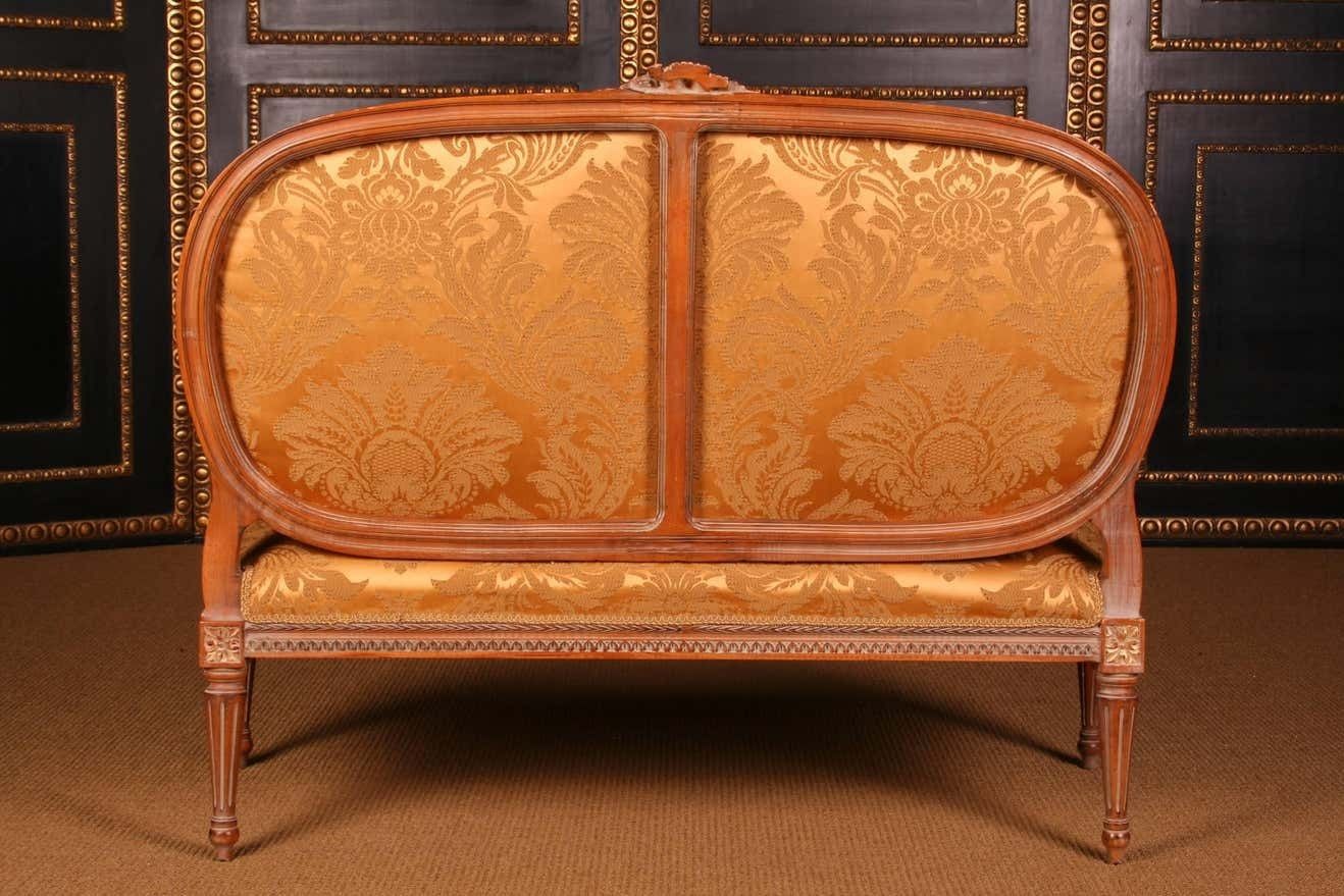 20th Century Louis Seize Style Wood French Seating Group Garniture photo Furniture