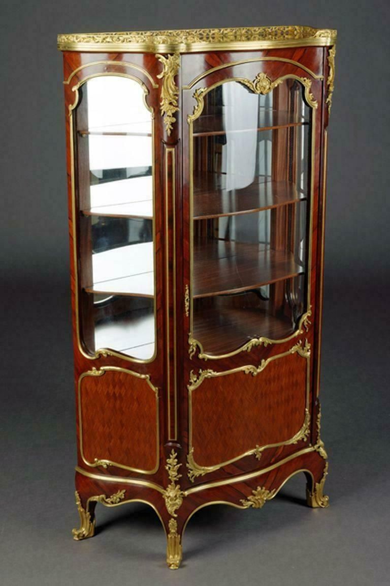 20th Century Transition Style French Vitrine After Paul Sormani photo furniture