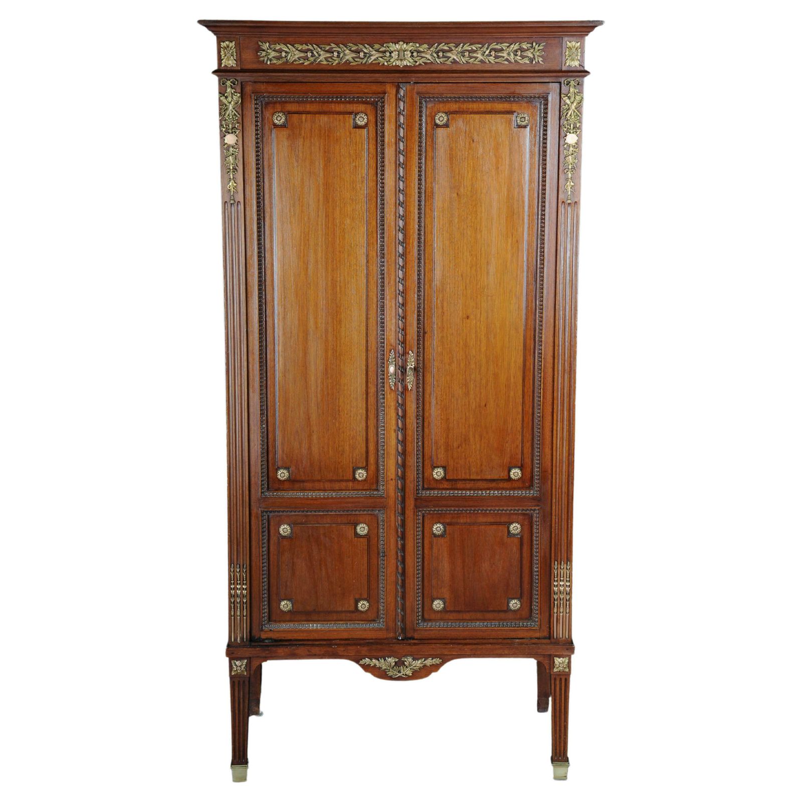 Rare Delicate Mahogany Music Cabinet Around 1880, Louis XVI