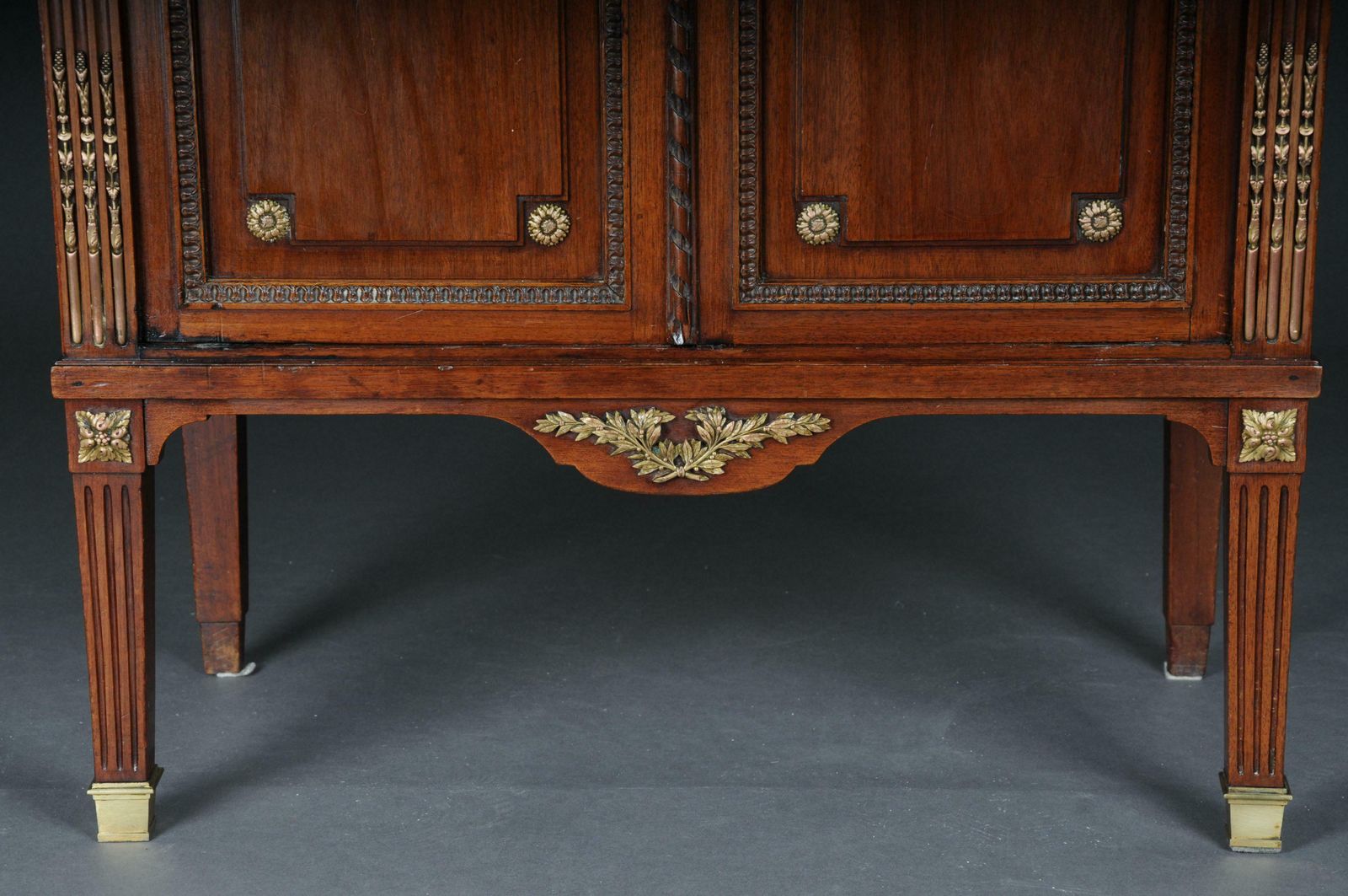Rare Delicate Mahogany Music Cabinet Around 1880, Louis XVI photo 3218.0