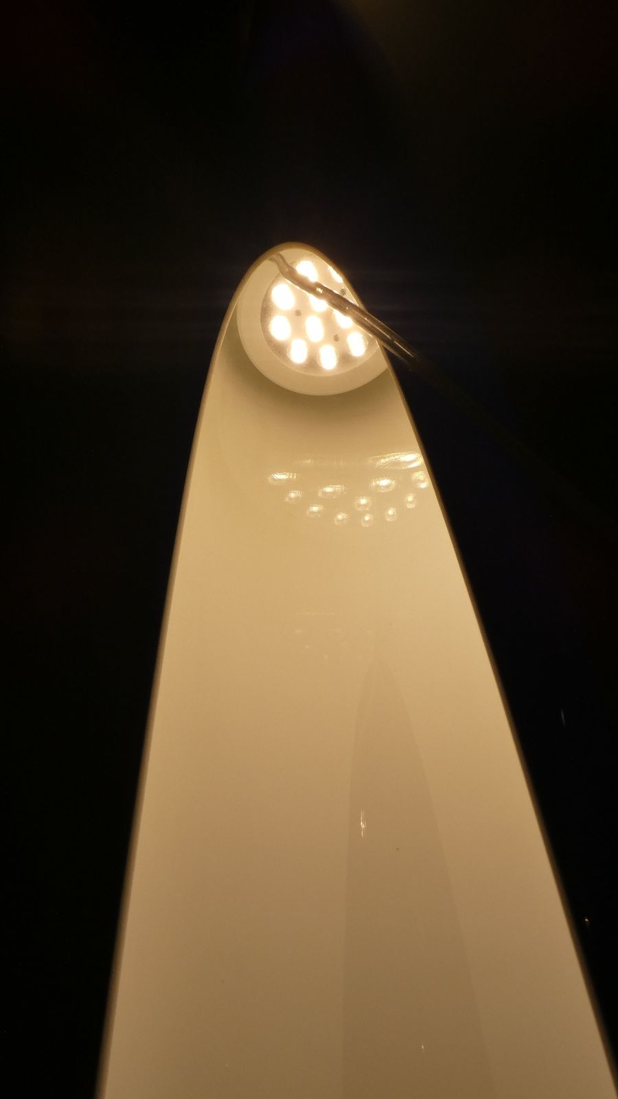 Lighting Shakti Floor Lamp In Acrylic Glass And Polished Steel By Marzio Rusconi Clerici For Kundalini, Italy, 2000s photo