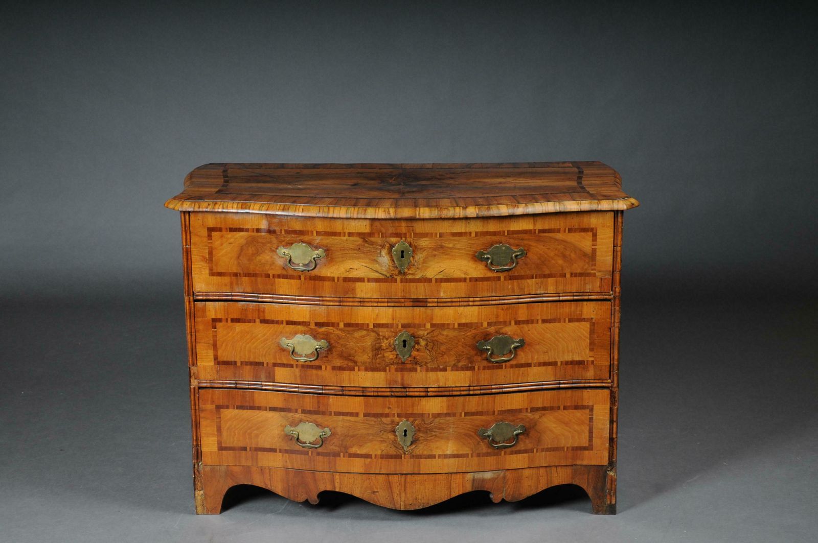 Baroque Chest Of Drawers In Walnut, German, Circa 1740 photo furniture