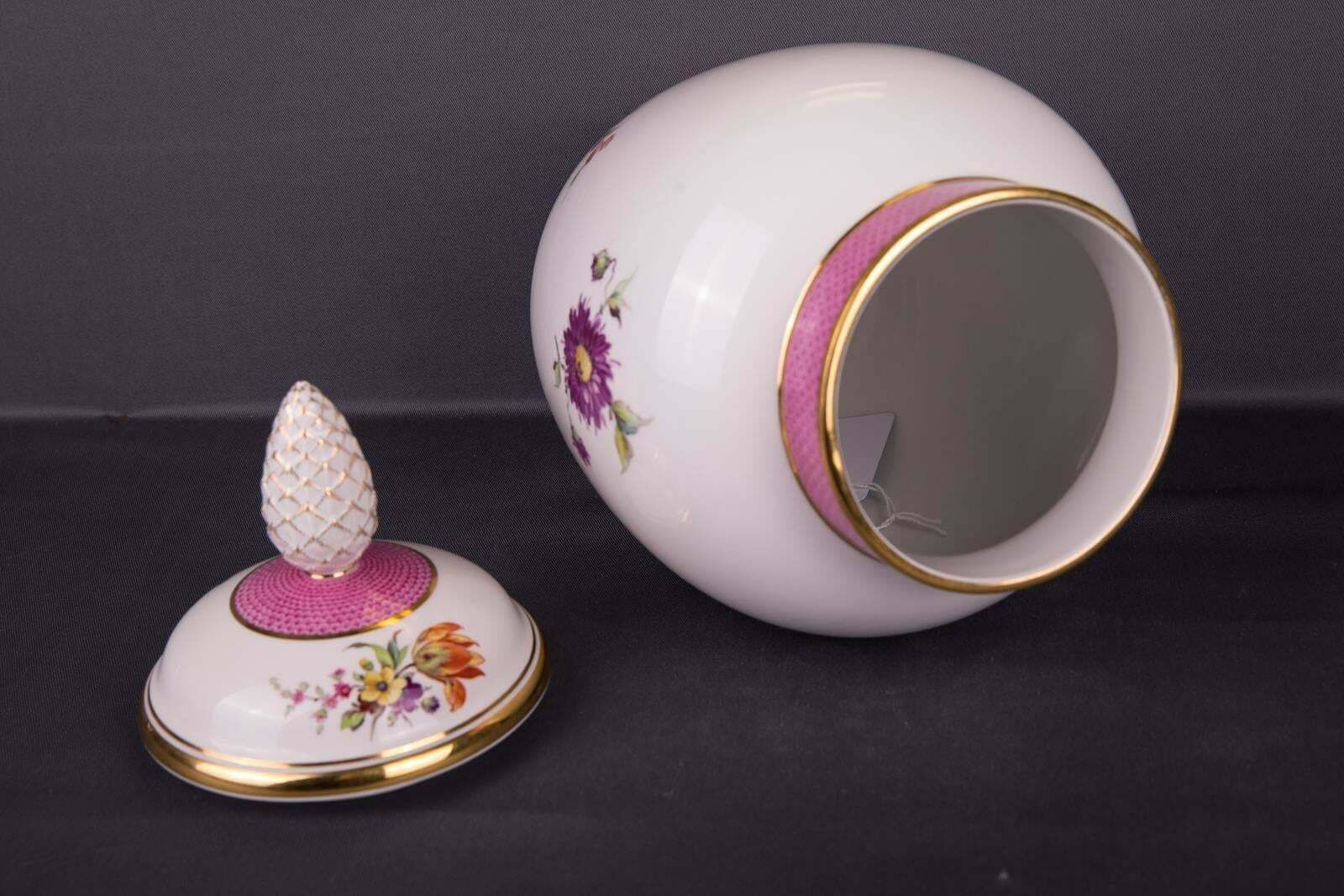 20th Century Kpm Berlin Potpourri Vase Breslauer Stadtschloss photo vintage