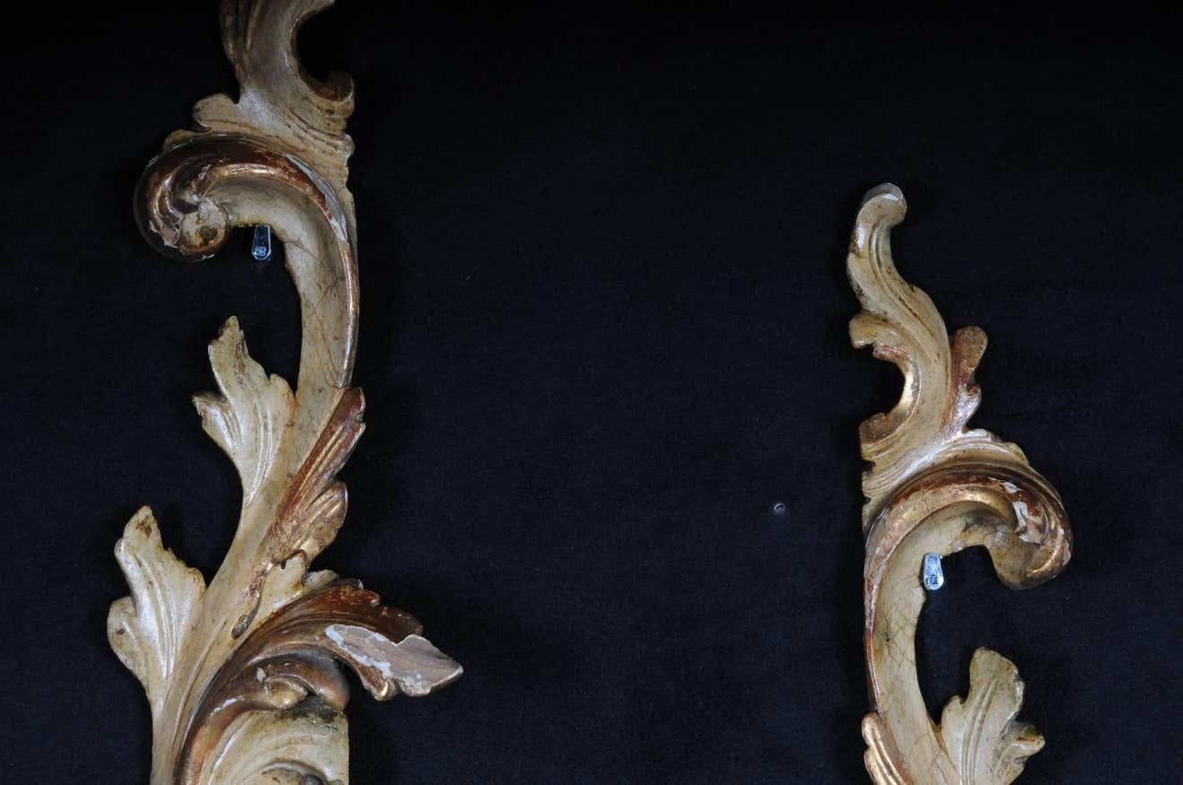 18th Century Baroque Ornamental Elements Gilded Wood photo Garden Decor