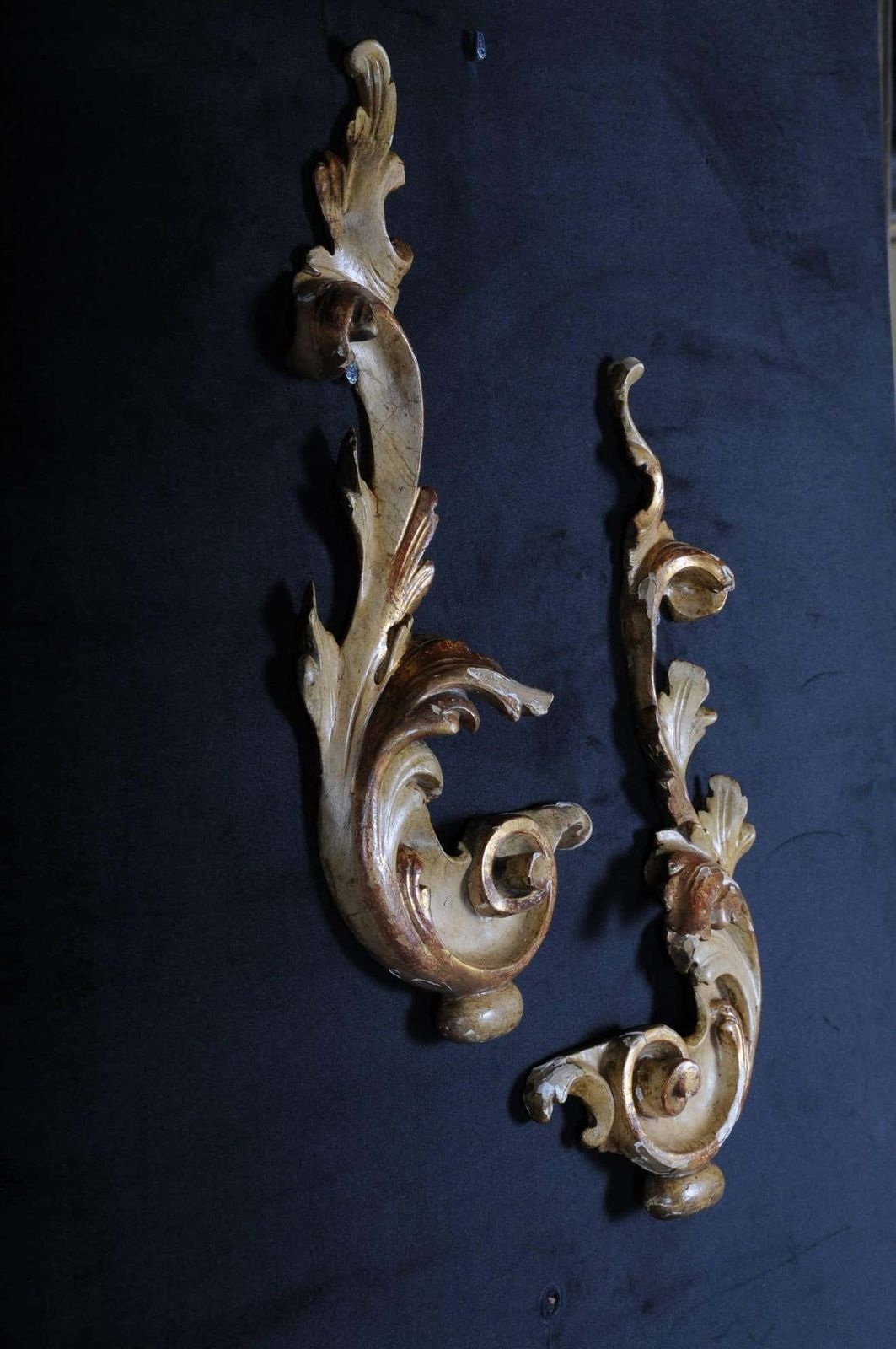 18th Century Baroque Ornamental Elements Gilded Wood photo 720.0