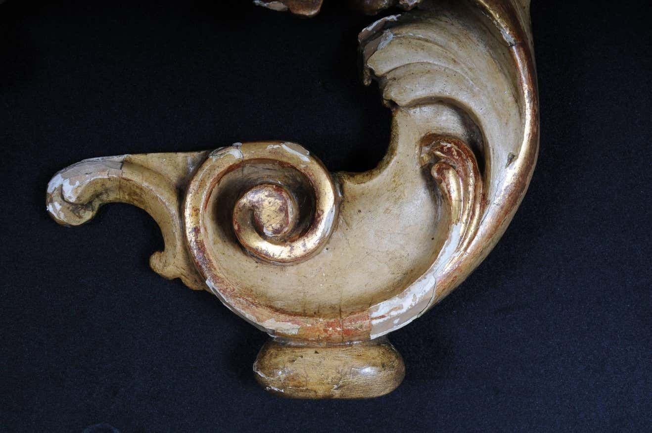 18th Century Baroque Ornamental Elements Gilded Wood photo buy