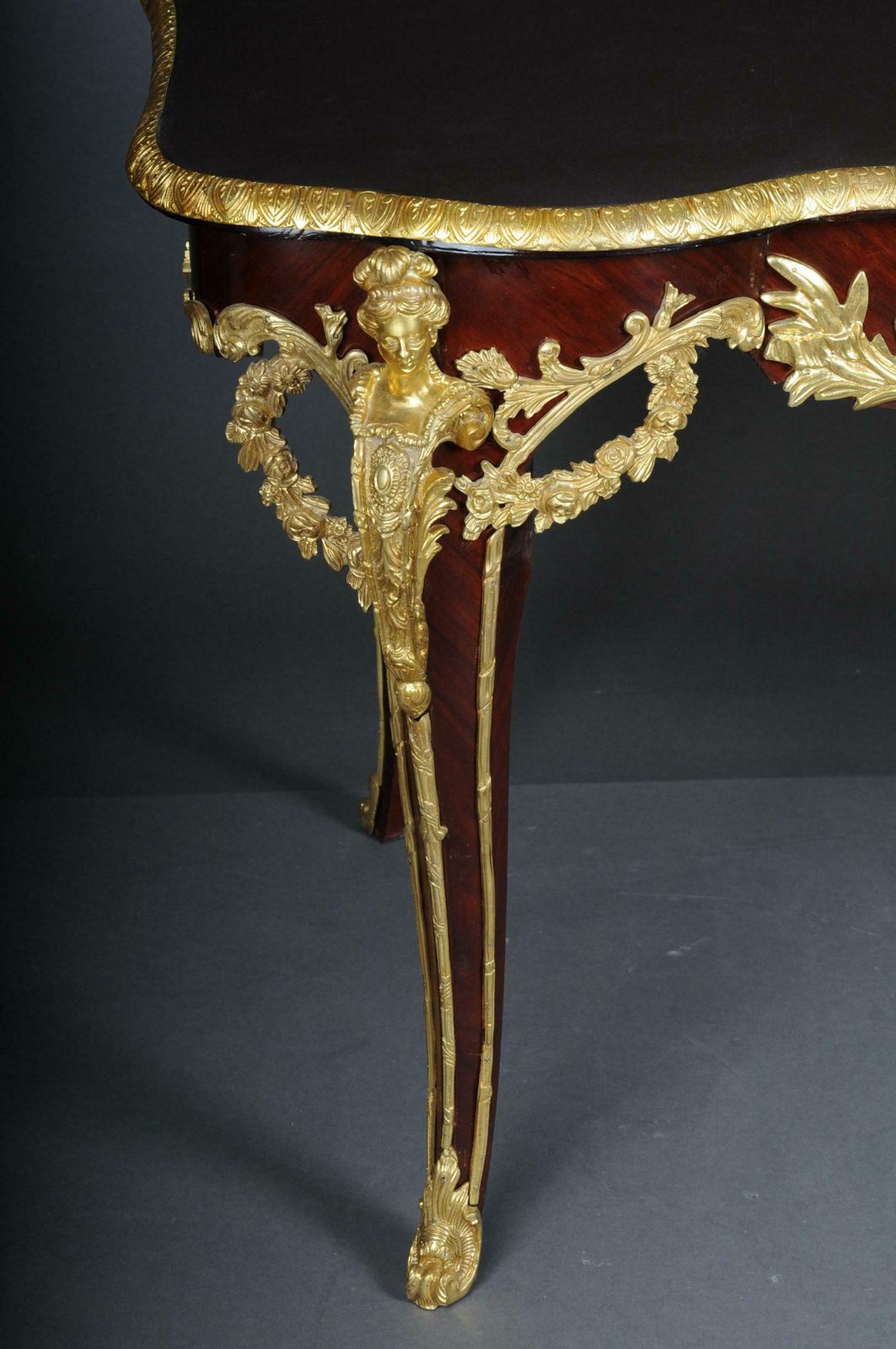 Impressive Louis XV Desk Reception Table After F Linke Paris photo vintage