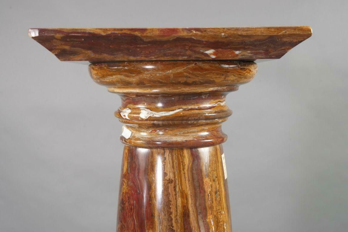 20th Century Quality Marble Onyx Pillar Column In Neoclassical Style photo for sale