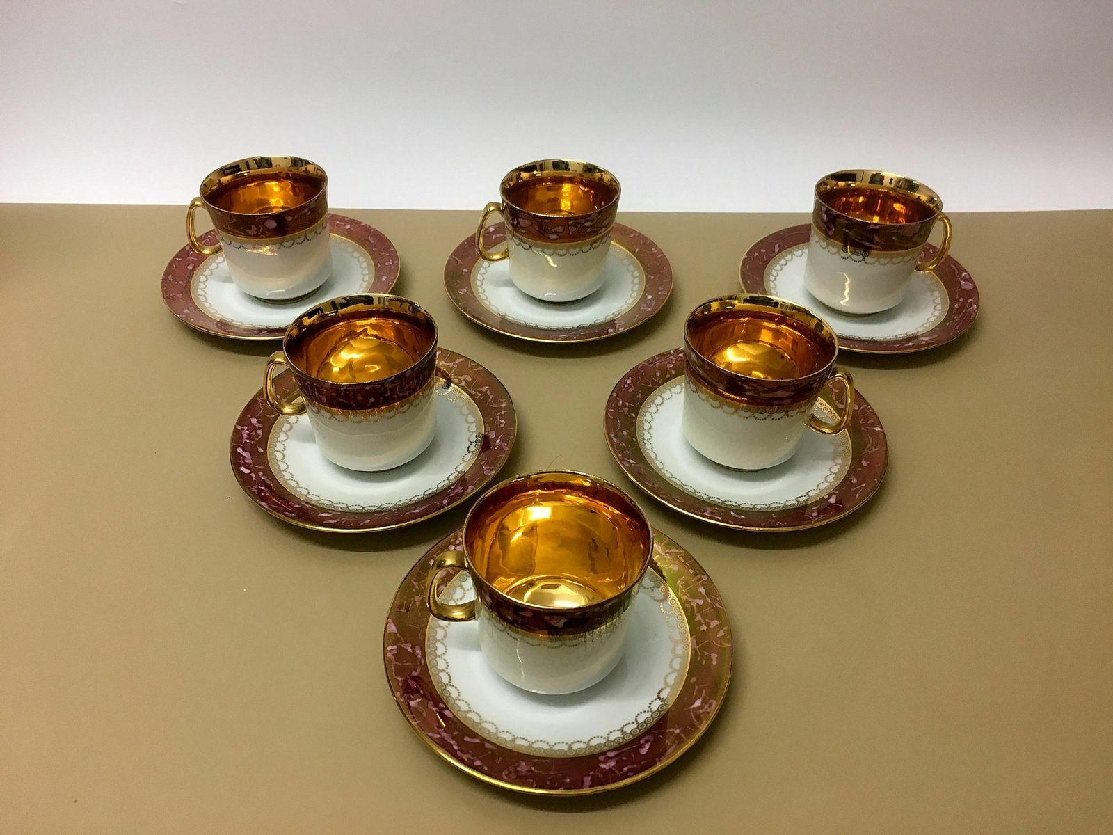 Gold Plated Coffee Set / Jsk, 1990s photo furniture