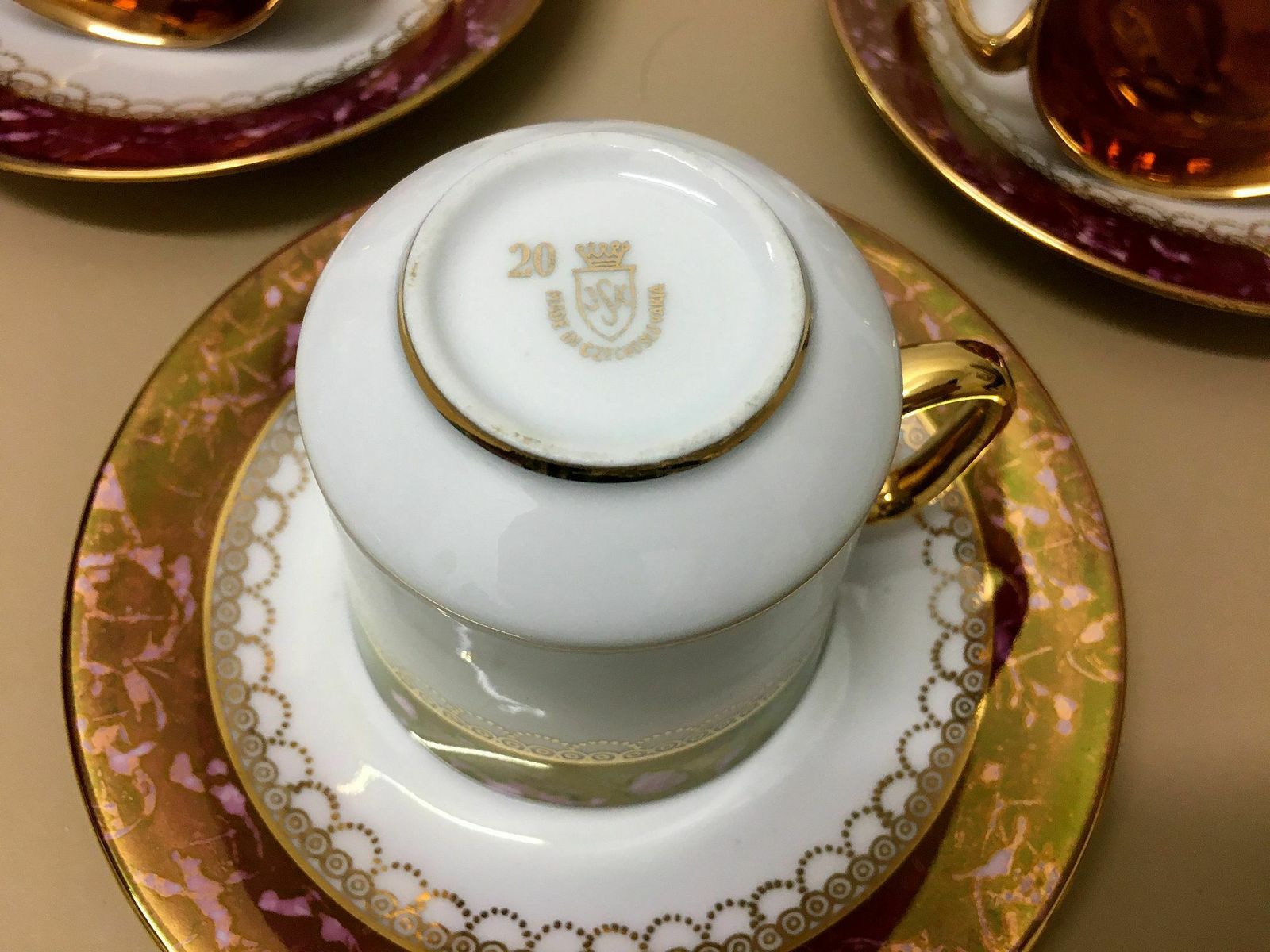 Gold Plated Coffee Set / Jsk, 1990s photo buy