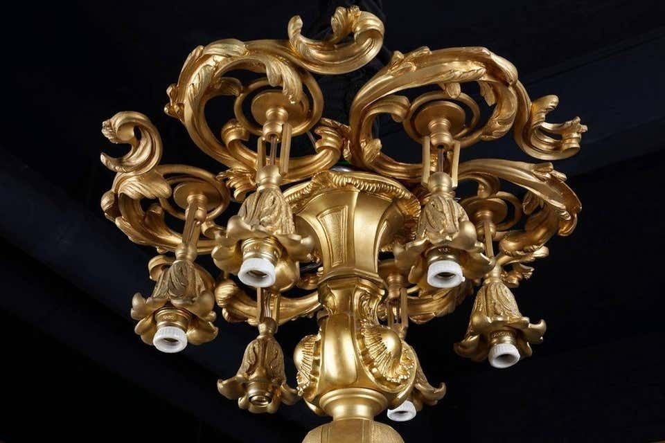 20th Century Louis XV Style French Chandelier photo for sale