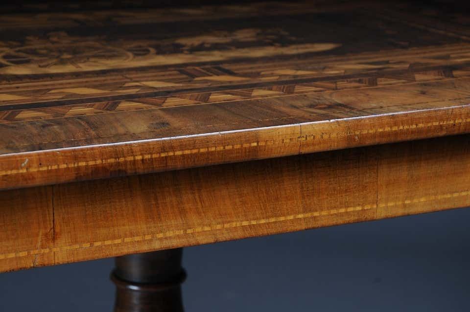 photo for sale Antique Inlaid Table South German / Italy, Circa 1845