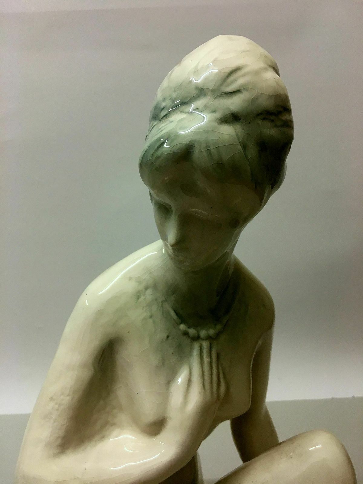 Statue "Woman With A Necklace" Bohumil Kokrda photo for sale